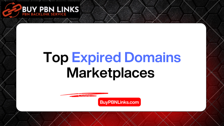 Top Expired Domains Marketplaces