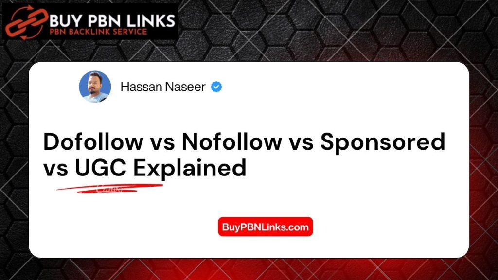 Dofollow vs Nofollow vs Sponsored vs UGC Explained