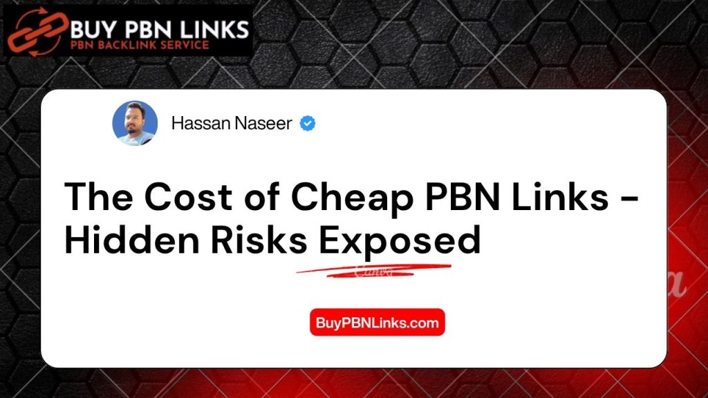The Cost of Cheap PBN Links - Hidden Risks Exposed